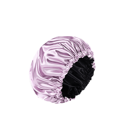 بونيه من الساتان، بونيه حريري للنوم، طبقة مزدوجة، مبطنة بالساتان