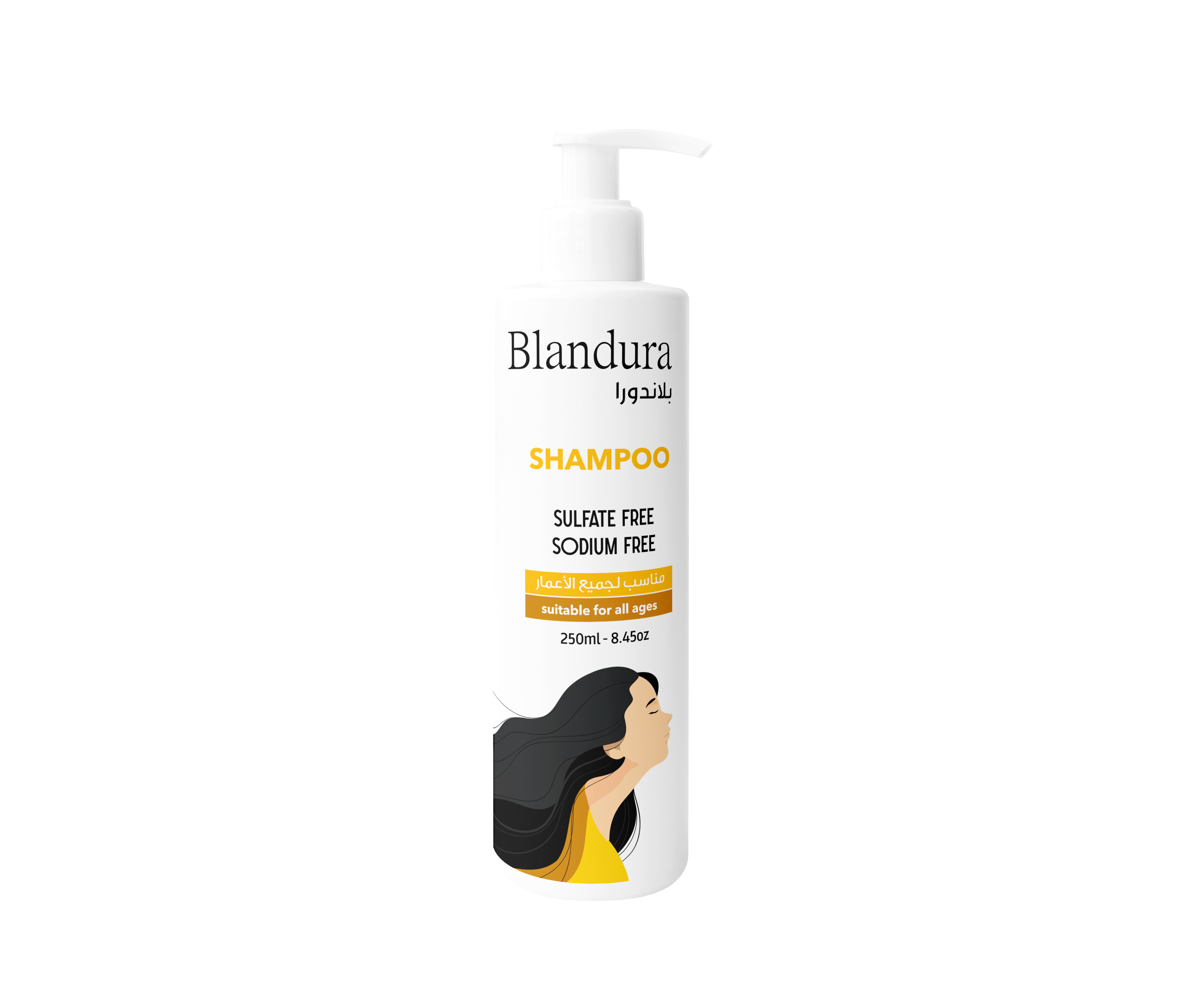 Blandura Sulfate-Free Shampoo - Pump Bottle