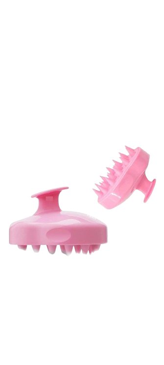 Silicone Scalp Massage Brush - Pink