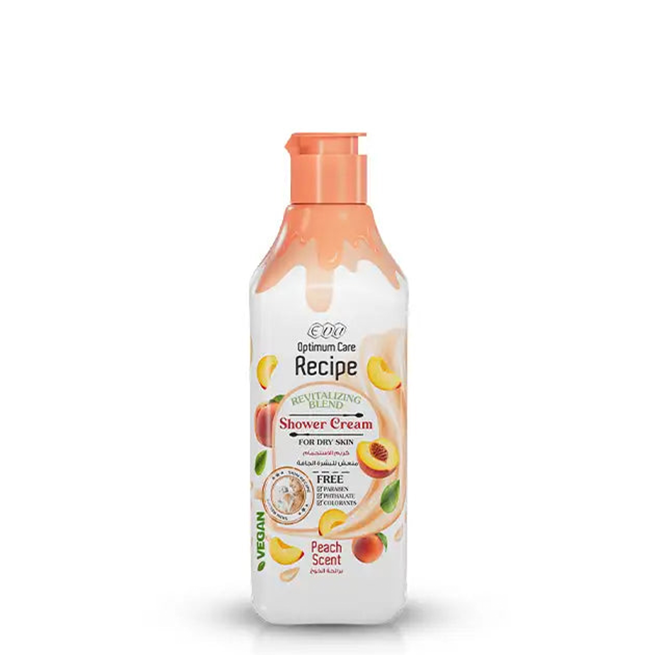 إيڤـا اوپتيموم كير ريسپي كريم الاستحمام منعش للبشرة الجافة – برائحة الخوخ