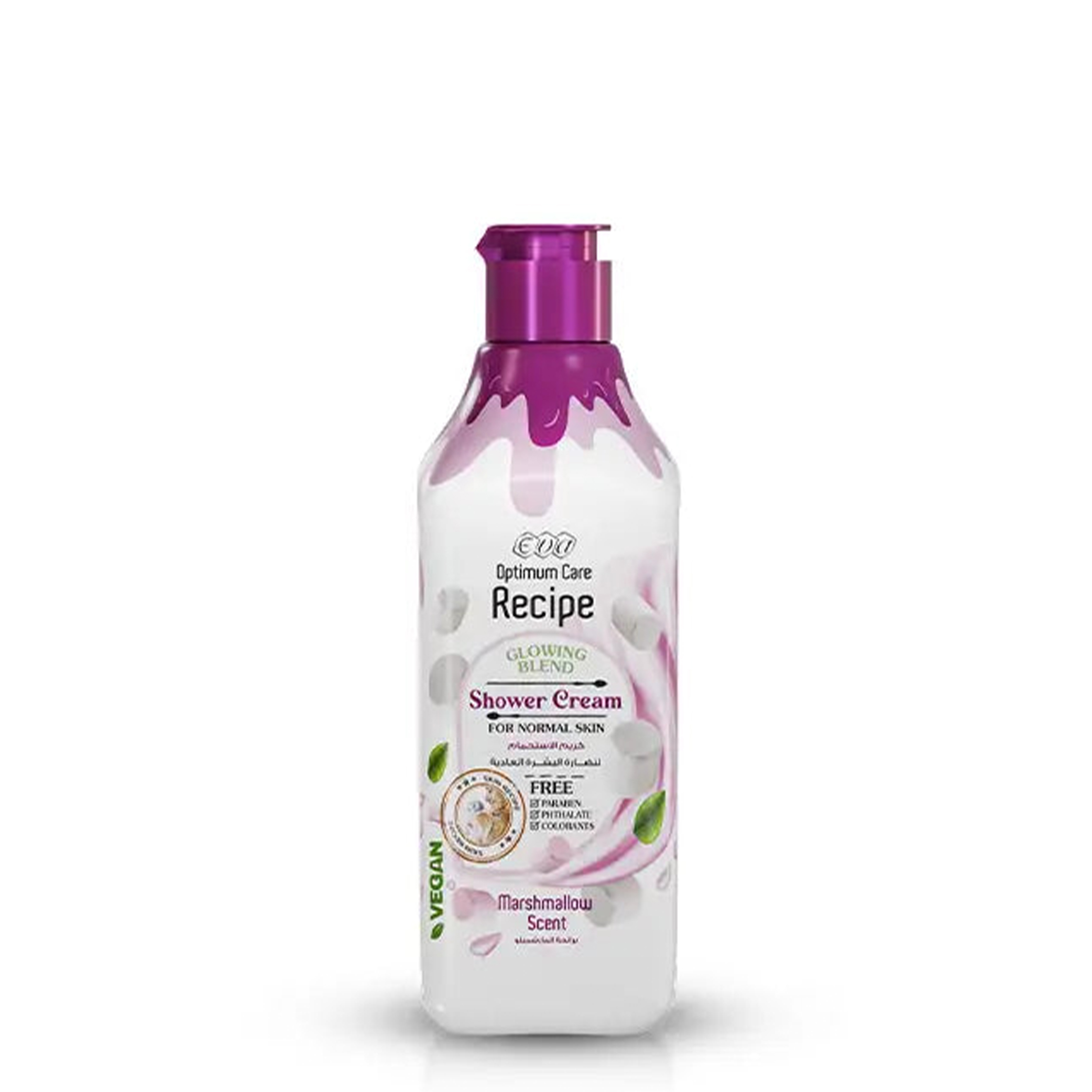 إيڤـا اوپتيموم كير ريسپي كريم الاستحمام للنضارة للبشرة العادية – برائحة المارشميلو